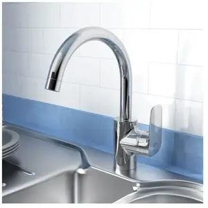 Ideal Standard b1727aa Mitigeur évier cuisine, chromé