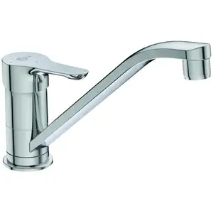 Mitigeur évier ALPHA C3 - IDEAL STANDARD - Economie d'eau - Gris - Chr... pas cher