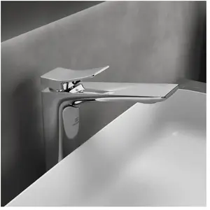 Comparateur de prix : Mitigeur lavabo Conca réhaussé sans tirette sans vidage chrome TU