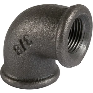 Raccord fonte noire coudé 90° à visser - F 3/4' - N° 90 - Atusa
