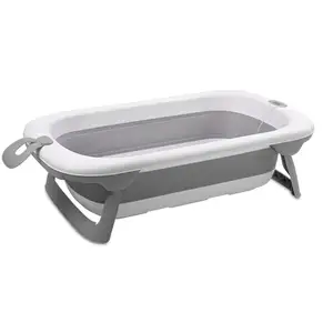Baignoire pliante avec thermometre GRIS Lorelli pas cher