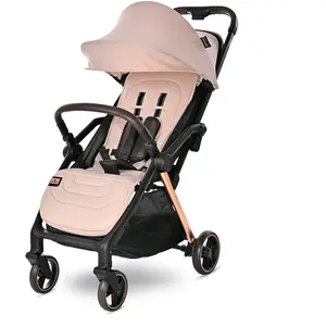 Poussette auto-pliante loret BEIGE Lorelli pas cher