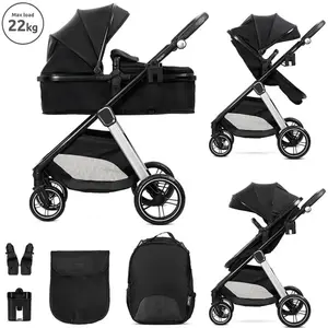Lorelli Poussette Aspen 2en1 transformable Noir pas cher
