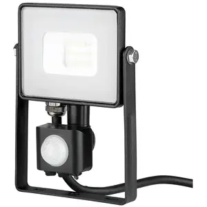 Comparateur de prix : Projecteur LED V-TAC 10W IP65 avec puce SAMSUNG Noir VT-10-S 4000K 800...