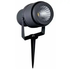 Comparateur de prix : V-tac Spot de jardin à led 12W avec piquet Noir Couleur Lumiàère verte IP65