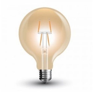 V-Tac VT-2004 Ampoule Led E27 4W G80 globe filament effet vintage lumière ambre 2200k - 7148Vendu paramazon