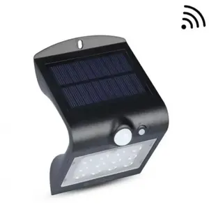 Comparateur de prix : V-TAC Lampe Murale Solaire Noir 1,5W 220lm étanche IP65 - Blanc Naturel 4000K