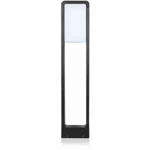 V-tac - Eclairage extérieur - Lampes Bollard - Samsung - IP65 - Noir - 10 Watts - 650 Lumens - 6400K pas cher