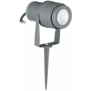 V-tac - Spot sur Piquet led extérieur 12W IP65 Gris VT-857 - 20 ° - Bl...Vendu parkaufland