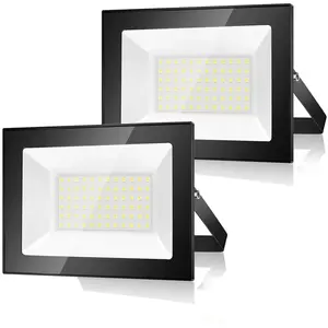 BLEOSAN 2PCs 50W Projecteur LED Exterieur 5000LM 6500K Spot LED Extéri...Vendu parcdiscount