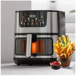 BLEOSAN Friteuse à air sans huile 12L Air Fryer 2000W avec Fenêtre Tra... pas cher