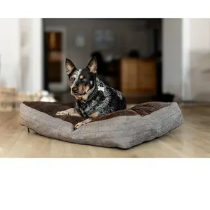 Coussin pour chien rectangulaire HFI Marron 55x75 cm HFIDB002BRBKM pas cher