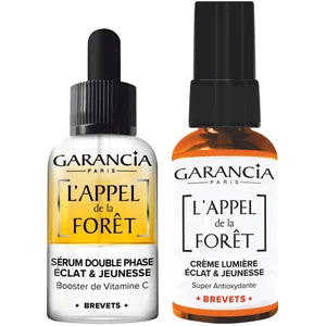 Crème lumière Eclat & Jeunesse L’Appel de la forêt - Le duo crème 30ml + sérum 30ml - GaranciaVendu parblissim