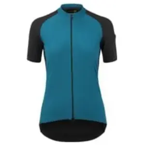Maillot Assos Uma GTV c2 manche courte violet bleu noir femme - XS pas cher