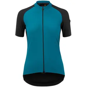 Maillot Assos Uma GTV c2 manche courte violet bleu noir femme - S pas cher