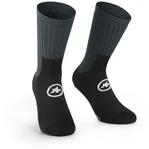 Assos Trail Socks T3 - Chaussettes vélo Torpedo Grey 35 - 38 pas cher