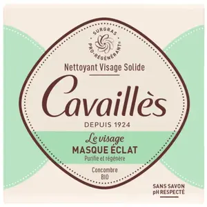 Nettoyant solide pour le visage masque éclat                                - Cavaillès pas cher