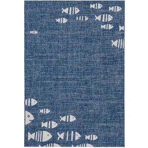 Novatrend Tapis moderne bleu 200x280 cm