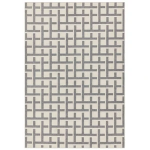 Novatrend Tapis intérieur extérieur en Polypropylen gris 120x170 cm
