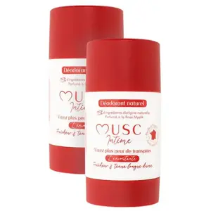 Musc Intime Déodorants Parfumés Rose Mystik - Lot de 2 x 50gVendu paratida-santediscount
