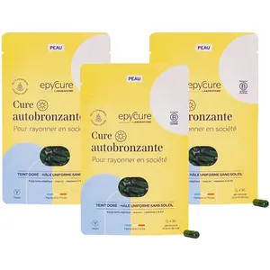 Epycure Pack 3 mois Cure AutobronzanteVendu paratida-santediscount