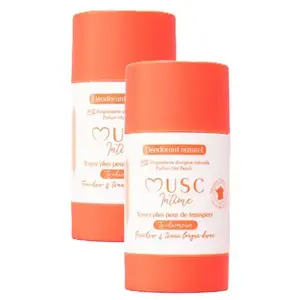 Musc Intime Déodorants Parfumés Hot Peach - Lot de 2 x 50gVendu paratida-santediscount
