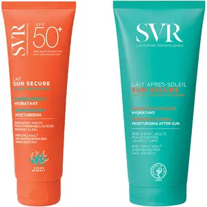 SVR Routine familiale Sun Secure Lait SPF50+ et Après-Soleil pas cher