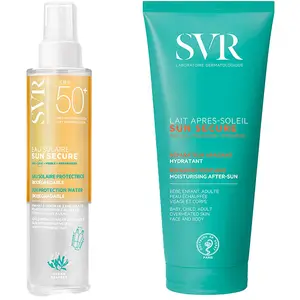 SVR Routine Sun Secure Eau Solaire SPF50+ 200ml et Spray Après-Soleil pas cher