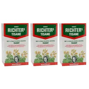 Ernst Richter's Tisane Transit Lot de 3 x 20 sachets pas cher