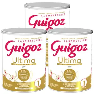 Guigoz Ultima Synergity 1er âge Lait infantile 780g - Lot de 3 pas cher