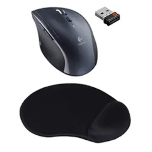 Comparateur de prix : Logitech Wireless Mouse M705 Noir + T'nB Tapis de Souris Ergo-Design noir