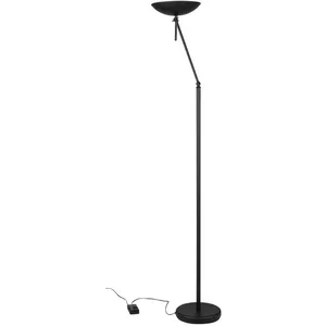 BUT Lampadaire halo H. 180 cm ILAS Noir pas cher