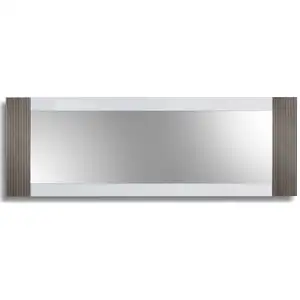Miroir 186 cm BELLARIA coloris blanc/chêne gris pas cher