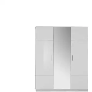 Armoire 3 portes GLOSSY coloris blancVendu parconforama