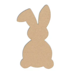 Spiderlily Design Lapin GM en bois médium 13 x 7,4 cmVendu parscrapmalin