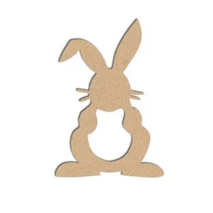 Spiderlily Design Lapin ajouré GM en bois médium 9,7 x 6,6 cmVendu parscrapmalin