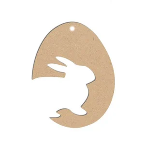 Spiderlily Design uf lapin GM en bois médium 8 x 6,2 cmVendu parscrapmalin