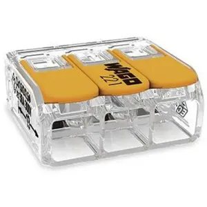 Comparateur de prix : Wago - Borne de raccordement 221-613 flexible: 0.50-6 mm² rigide: 0.50...