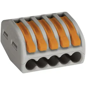 Borne de raccordement WAGO 222-415 flexible: 0.08-4 mm² rigide: 0.08-2...Vendu parconrad