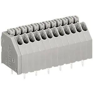Wago - Bornier à ressort 250-1405 0.50 mm² Nombre de pôles 5 gris 1 pc...Vendu parconrad