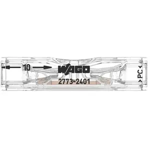Wago - 2773-2401 Borne de passage flexible: - rigide: 0.75-4 mm² Nombr...Vendu parconrad