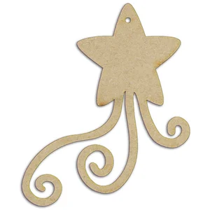 Spiderlily Design Etoile arabesque à suspendre 8,2 x 12,6 cmVendu parscrapmalin