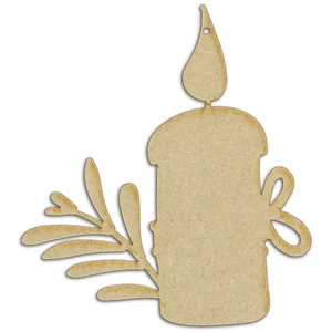 Spiderlily Design Bougie ruban et branche à suspendre 11,6 x 12,8 cmVendu parscrapmalin