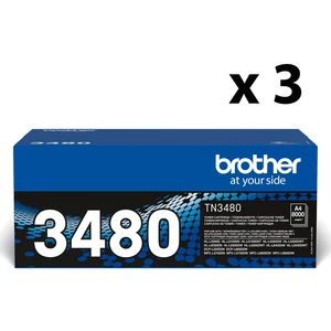 Brother TN-3480 (Noir) (x 3) pas cher