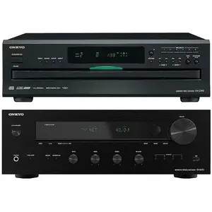 Onkyo TX-8470 + DX-C390 Noir pas cher