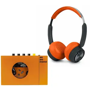 We Are Rewind Lecteur Cassette Serge Orange + Muse M-271 Orange pas cher