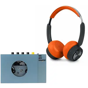We Are Rewind Lecteur Cassette Kurt Bleu + Muse M-271 Orange pas cher