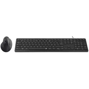 INOVU Pack clavier-souris AW10B (Noir) + EG200V LEFTY (Noir) pas cher