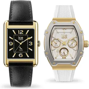 Ice Watch Ice Smart TKS 2.0 1.40 Or/Noir + Ice Boliday Blanc/Or OFFERT... pas cher