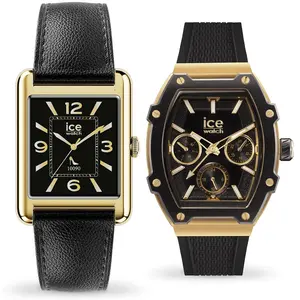Ice Watch Ice Smart TKS 2.0 (Or Rose / Marron) + Ice Boliday Noir/Or O... pas cher